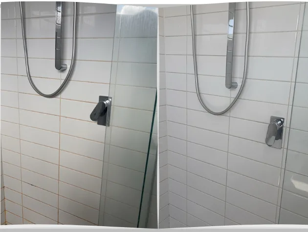 Shower cleaning transformation for end of lease cleaning by O2OCleaning Melbourne