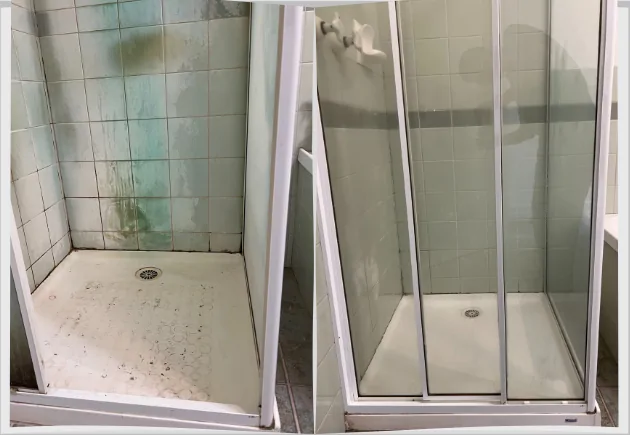 Deep stain and mould removal for bathroom tiles