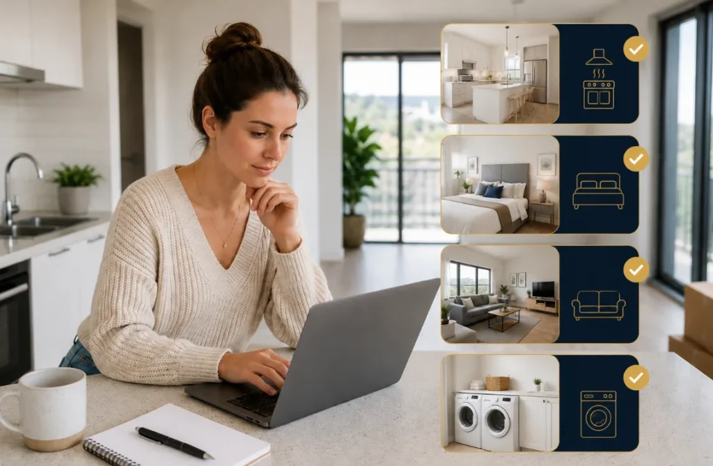 Vacate cleaning price guide checklist for end of lease cleaning rooms in a Melbourne rental.